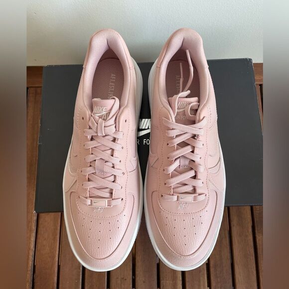 Nike Air Force 1 PLT.AF.ORM Pink Oxford USA Women 9/UK 6.5/EU 40.5 (DJ9946-602) - Picture 5 of 11